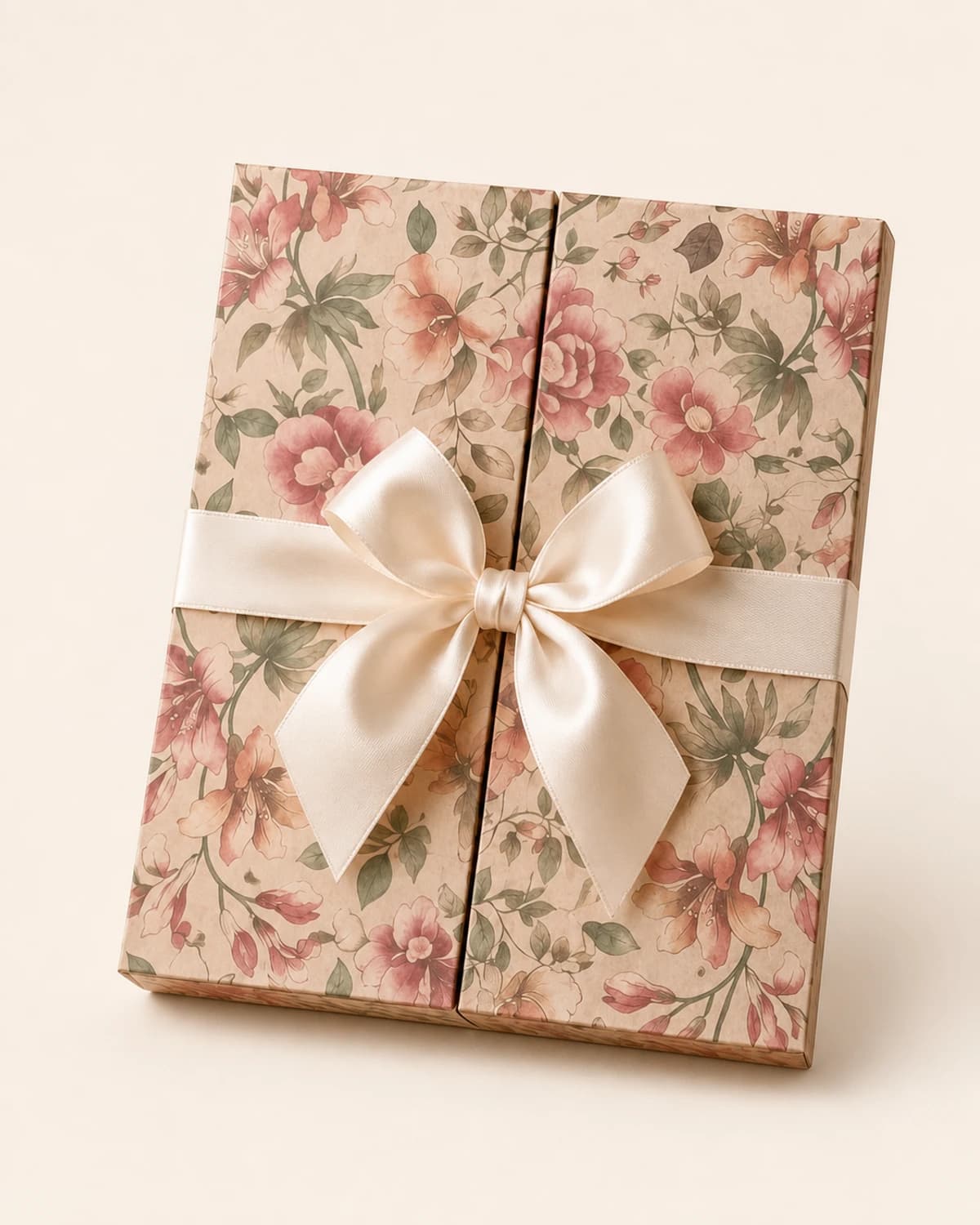 Коробка-конверт Blush Garden с атласной лентой