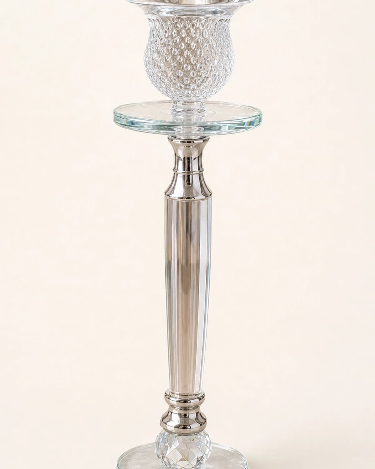 Стеклянный подсвечник Crystal Elegance
